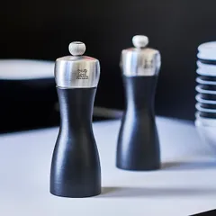 Мельница для перца «Фиджи» металлический механизм бук,сталь нерж. D=52,H=150мм черный, изображение 2