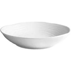 Deep plate  porcelain  D=23cm  white