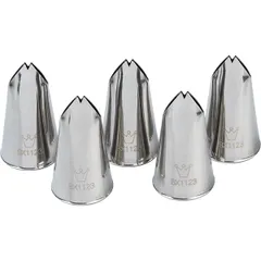 Pastry nozzle[5pcs] stainless steel D=3mm