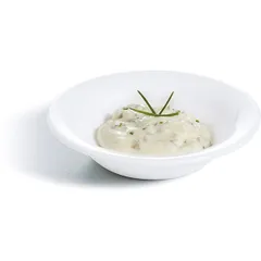 Тарелка глубокая «Ресторан» для фруктов стекло 100мл D=120,H=25мм белый, изображение 3