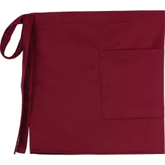 Фартук укороченный с карманом полиэстер ,L=40,B=77см бордо