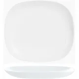 Блюдо «Эволюшнс Уайт» прямоугольное стекло ,L=21,5,B=19см белый