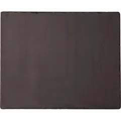 Блюдо для подачи «Базальт» фарфор ,L=32,5,B=26,5см черный,матовый