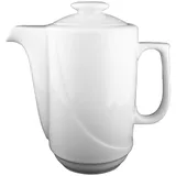 Coffee pot “White” porcelain 0.6l D=10/17,H=14cm white