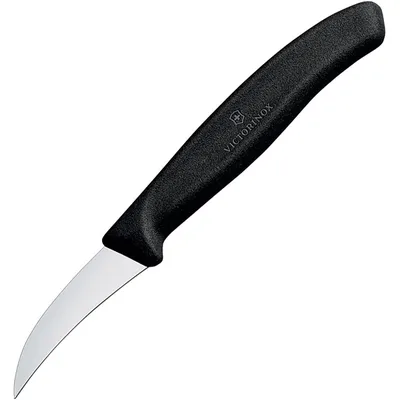 Нож для фигурной нарезки сталь нерж.,пластик ,L=155/55,B=13мм металлич.,черный