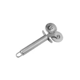 Нож для теста 17,5 см. d=3,8 см. нерж. двойной, ручка нерж. Abert /1/12/