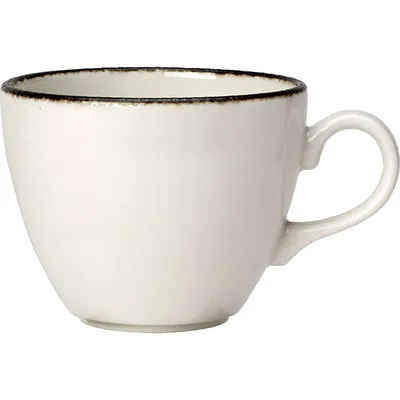 Чашка чайная «Чакоул Дэппл» фарфор 228мл D=9см белый,черный, Цвет второй: Черный, Объем по данным поставщика (мл): 228