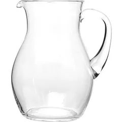 Jug glass 2l D=125,H=210,L=175,B=3mm clear.