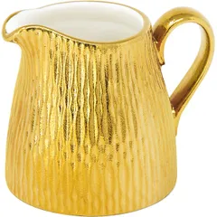 Молочник «Дэрас Голд» фарфор 120мл ,H=70,L=65,B=85мм белый,золотой