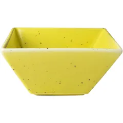 Salad bowl “Buffet” square  porcelain , L=9, B=9cm  yellow.