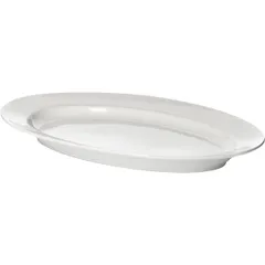 Блюдо «Кунстверк» овальное фарфор ,H=28,L=350,B=270мм белый, изображение 2
