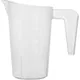 Стакан мерный с ручкой пластик 0,5л ,H=153,L=150,B=90мм белый, изображение 2