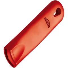 Removable handle for frying pans (d=20-36cm)  silicone , L=15, B=3cm  red