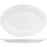 Блюдо овальное «Кунстверк» фарфор ,H=17,L=226,B=155мм белый