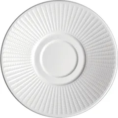 Saucer “Willow”  porcelain  D=11.7 cm  white