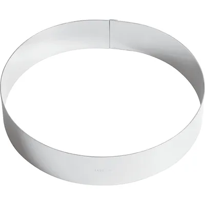 Кольцо кондитерское сталь нерж. D=220,H=45мм металлич.