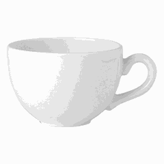 Tea cup “Simplicity”  porcelain  228 ml  D=9, H=6cm  white