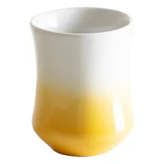 Чашка кофейная «Хатч» 150мл желт.,белый