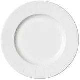Тарелка «Алина» с широким бортом фарфор D=25,5см белый