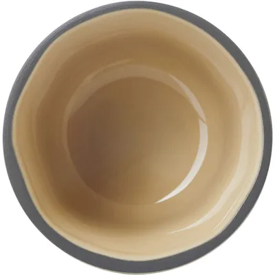 Стакан для горячих напитков «Карактэр» керамика 220мл D=8,H=8см бежев.,коричнев., изображение 3