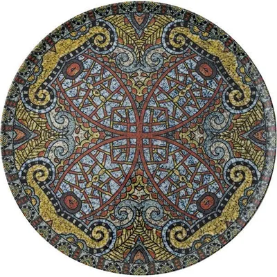 Тарелка «Мандала» фарфор D=32см разноцветн. арт. 03143050
