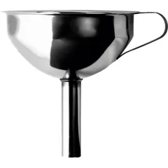 Funnel with sieve “Prootel”  stainless steel  D=14, H=12.5 cm  metal.