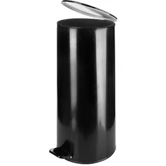 Urn with pedal metal 30l D=25,H=60cm black