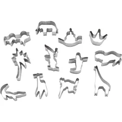 Cond. forms “Animals”[10pcs] stainless steel D=15,H=2cm metal.