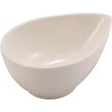 Емкость для закусок «Дионис» фарфор 100мл ,H=40,L=100,B=75мм айвори