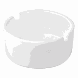 Пепельница «Кунстверк» фарфор D=77,H=37мм белый