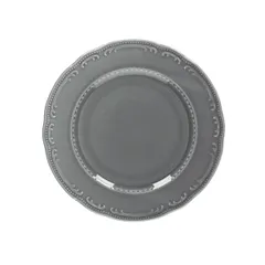 Тарелка «В.Виена Шарм» для хлеба фарфор D=16см серый