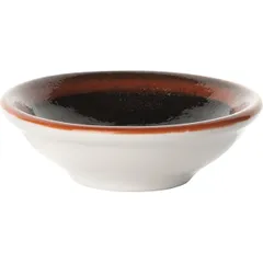 Соусник «Кото» фарфор 25мл D=7,H=2см черный,коричнев.