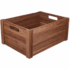 Ящик для подачи дуб ,H=18,L=41,B=30см