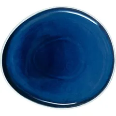 Plate “Abyssos” small  porcelain ,H=35,L=260,B=230mm blue,white