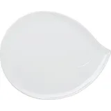 Блюдо «Пати» капля фарфор D=38,H=2,L=39,B=31см белый