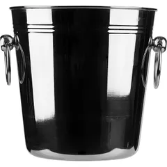 Champagne bucket  stainless steel  5.2 l  D=21, H=25.5, L=22.5, B=25.5 cm  metal.