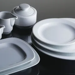 Блюдо «Прага» прямоугольное фарфор ,H=35,L=360,B=230мм белый, изображение 2