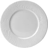 Тарелка «Оптик» с широким бортом фарфор D=255,H=17мм белый