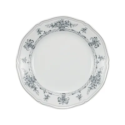 Тарелка пирожковая «Нео Антирос» фарфор D=16,H=2см белый,серый