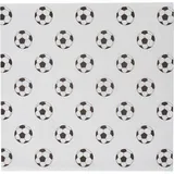 Бумага для конусов и сэндвичей «Футбольный мяч»[1000шт] ,L=30,5,B=30,5см белый