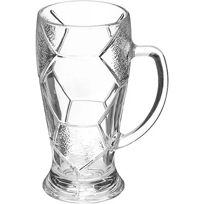 Кружка для пива «Лига» стекло 0,69л D=95,H=190,B=134мм прозр., изображение 2