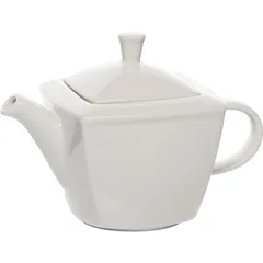 Чайник заварочный «Виктория» фарфор 1л D=75,H=150,L=216,B=154мм белый