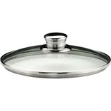 Крышка стекло D=30,H=5,L=31,B=31см прозр.,металлич.