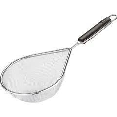 Sieve stainless steel ,L=22/19,B=18cm metal.