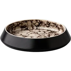 Salad bowl “Ro design bai kevala” ceramics 0.75l D=200,H=38mm black,white