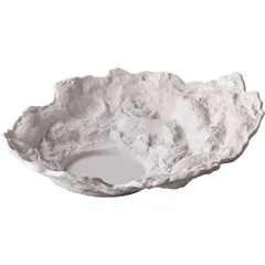 Plate “Ro Design Bai Erbisi” for presentations  ceramics  D=280, H=67mm  white, matte