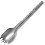 Ложка десертная «Мерси» с зубчиками сталь нерж. ,L=140,B=25мм серый