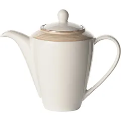 Кофейник «Чино» фарфор 0,6л D=51,H=175,L=250мм белый,бежев.