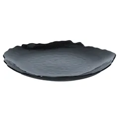 Тарелка «Риф Вертиго» мелкая фарфор ,H=3,L=29,B=28см черный, изображение 2