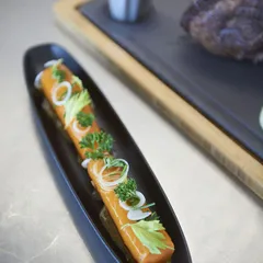 Блюдо «Клаб» прямоугольное керамика ,H=29,L=330,B=80мм черный, изображение 2